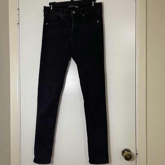 Veronica Beard Kate 10" Skinny Jean in Raven Wash black denim size US 29 - Picture 1 of 7